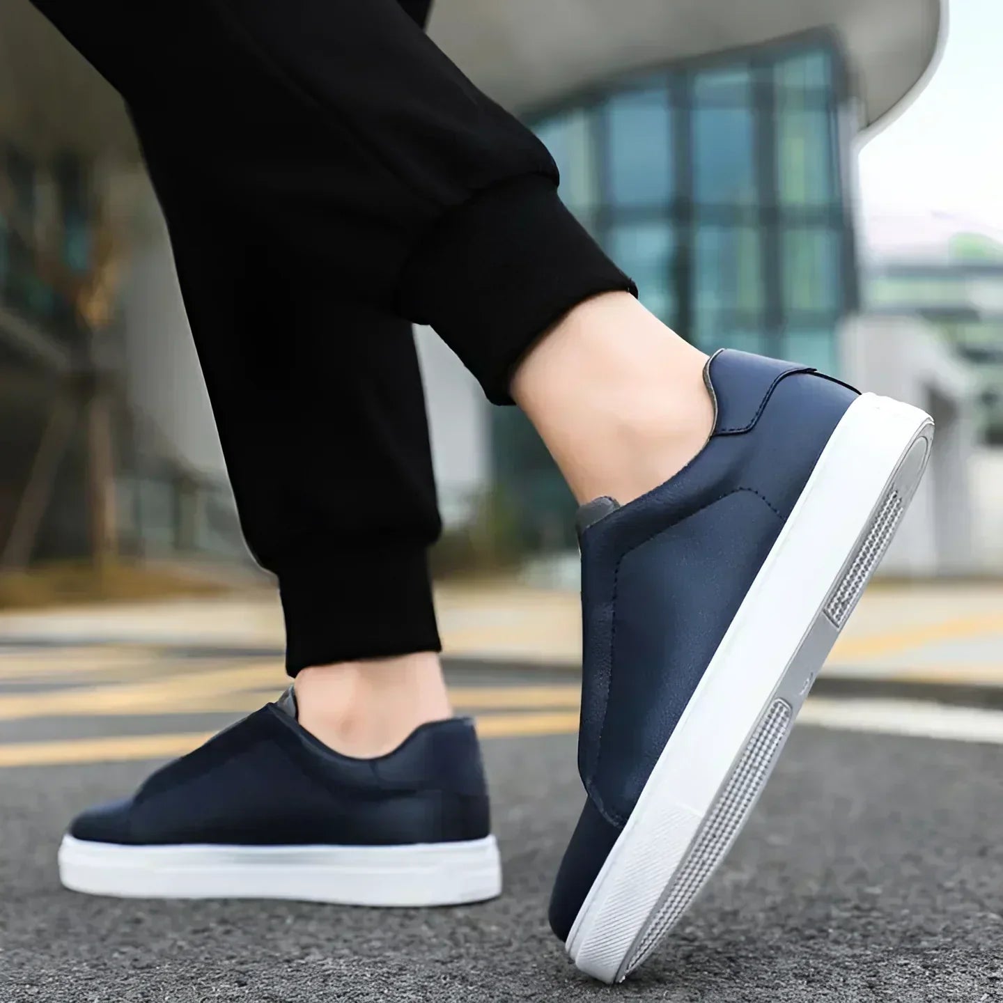 Herren Sneaker Klassisch Stilvoll Bequem für Alltag und Büro