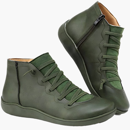 Damen Orthopädische Komfort-Boots im modernen Freizeit-Look – Bequeme Alltagsschuhe mit Reißverschluss