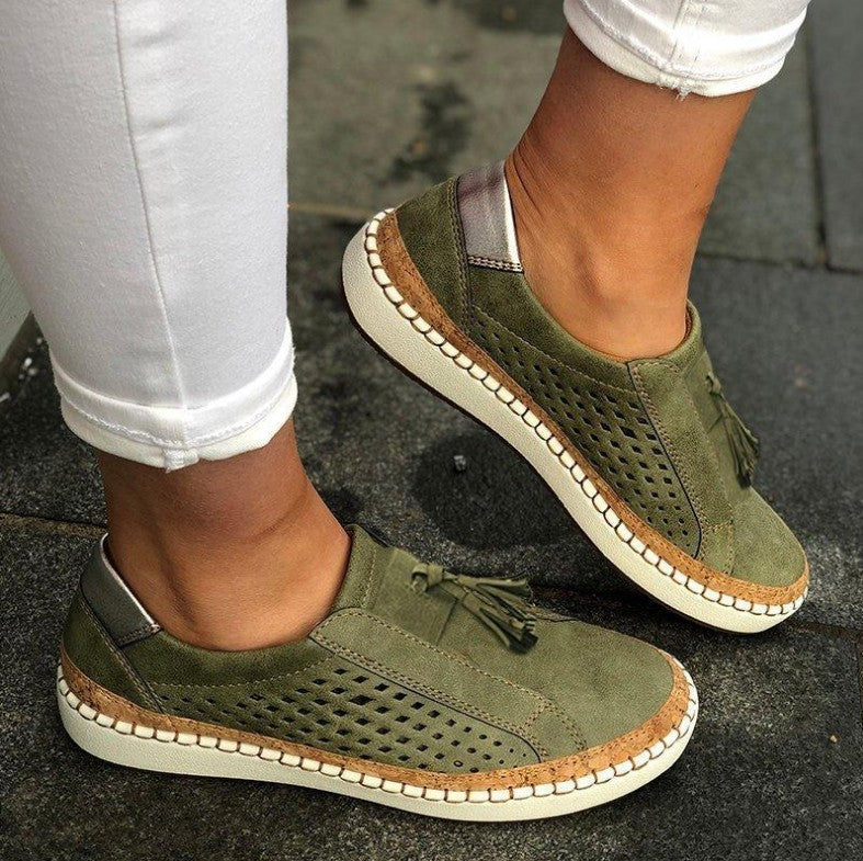 Leah – Große Damen-Leinenschuhe für Paare