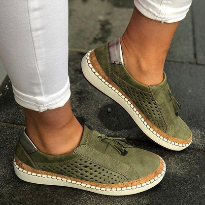 Leah – Große Damen-Leinenschuhe für Paare