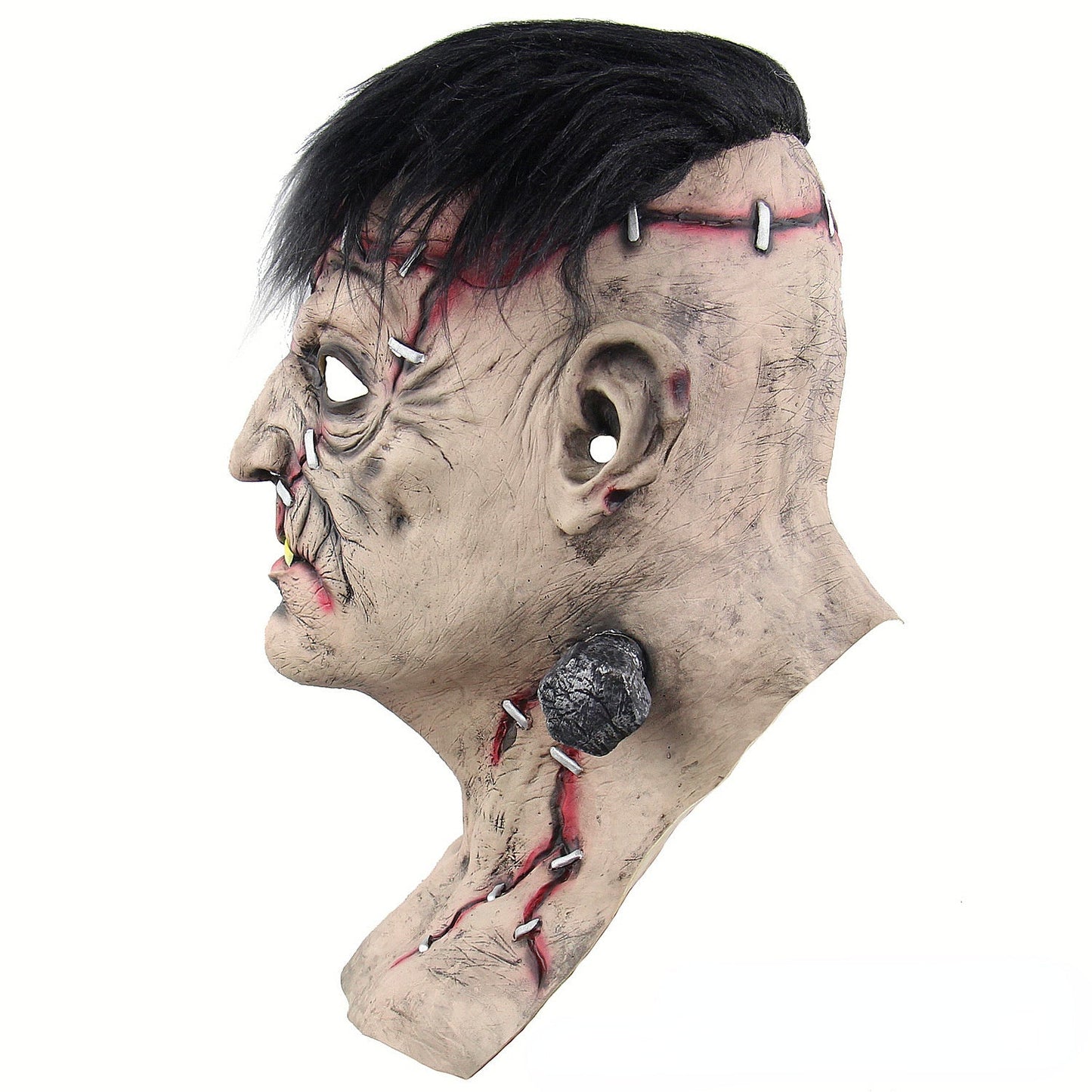Halloween Frankenstein Monster Vollkopfmaske für Erwachsene – Gruselige Latex Kostümmaske für Halloween-Partys & Deko