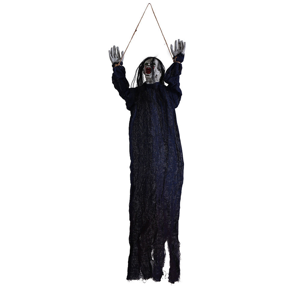Halloween Hängende Geisterdeko – Gruselige Ornament-Figuren für Halloween-Party & Spukhaus