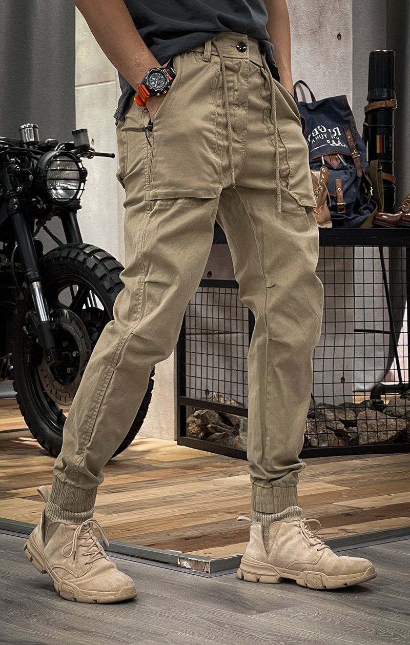 Herren Jogger Cargohose Streetwear – Bequeme Freizeithose mit Taschen für Alltag & Outdoor