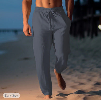 Zoe – Bequeme Damen-Strandhose mit elastischem Bund