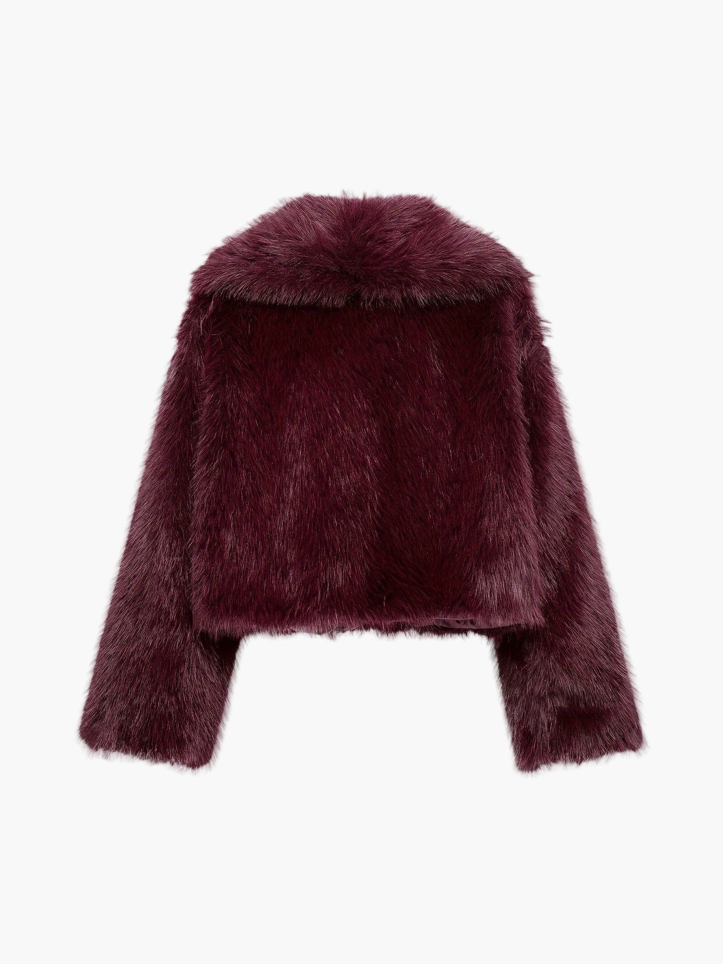 Damen Kunstfell-Jacke im angesagten Kurzschnitt für stilvolle Herbst- und Winter-Looks