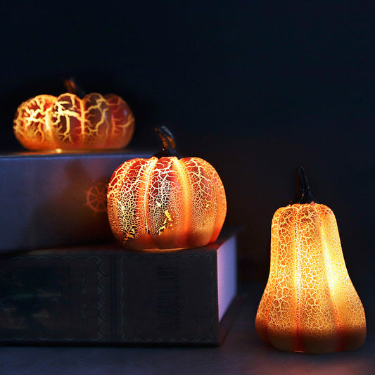 Halloween LED Kürbis Deko – Leuchtende Kürbis-Lampen für gruselige Halloween-Atmosphäre & Party