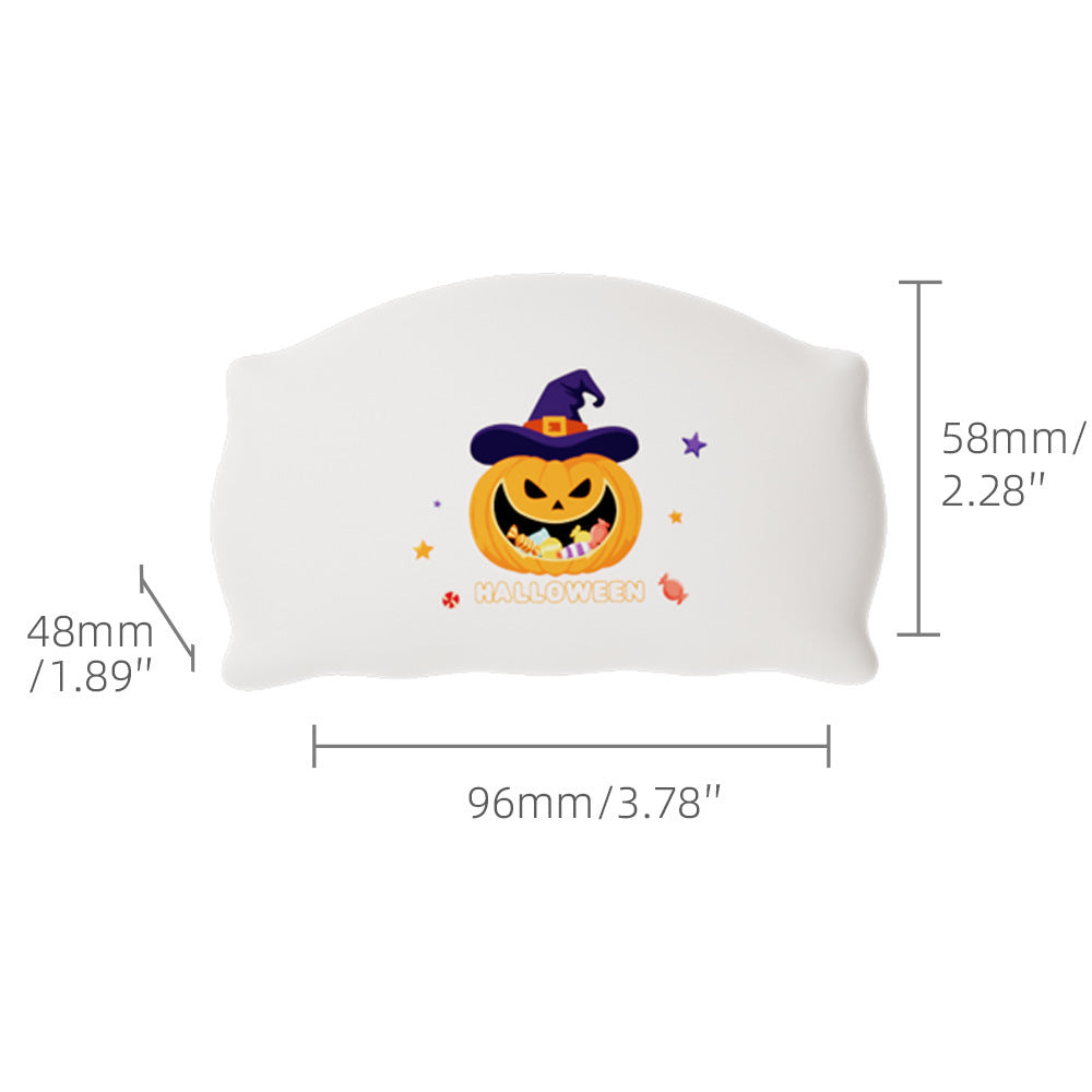 Halloween Nachtlicht für Kinder – Pat the Light – Deko-Lampe mit Geister- und Kürbis-Motiven, 3 Helligkeitsstufen, Timer, Touch-Funktion, ideales Geschenk und Partydeko