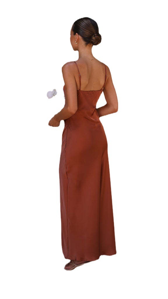 Elegantes Damen Abendkleid mit Schlitz – Perfekt für festliche Anlässe