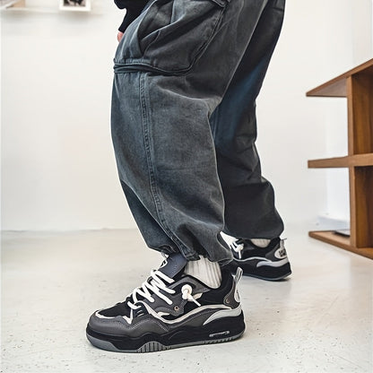 Herren Sneaker Low Cut Freizeit Schuhe mit sportlichem Design für Alltag und Sport