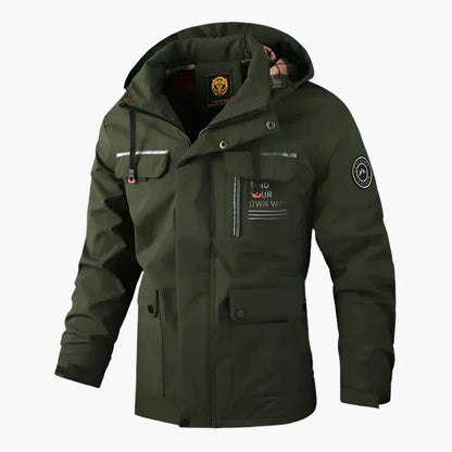 Herren Winter Outdoorjacke – Winddichte & Wasserdichte Freizeitjacke mit Kapuze, Funktion & Stil für kalte Tage