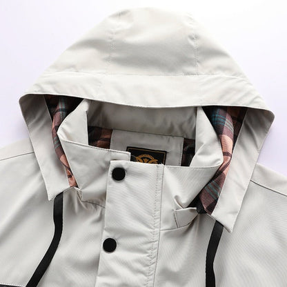 Herren Winter Outdoorjacke – Winddichte & Wasserdichte Freizeitjacke mit Kapuze, Funktion & Stil für kalte Tage