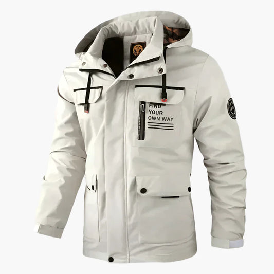 Herren Winter Outdoorjacke – Winddichte & Wasserdichte Freizeitjacke mit Kapuze, Funktion & Stil für kalte Tage