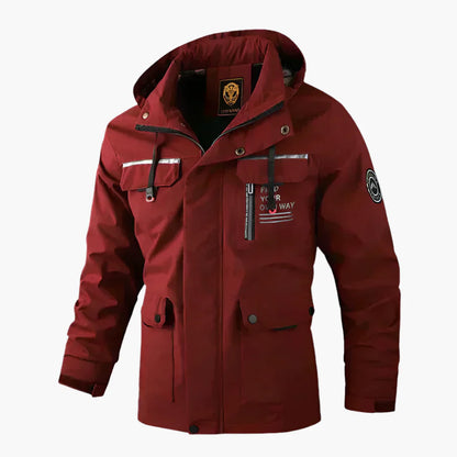 Herren Winter Outdoorjacke – Winddichte & Wasserdichte Freizeitjacke mit Kapuze, Funktion & Stil für kalte Tage