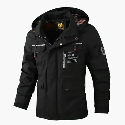 Herren Winter Outdoorjacke – Winddichte & Wasserdichte Freizeitjacke mit Kapuze, Funktion & Stil für kalte Tage