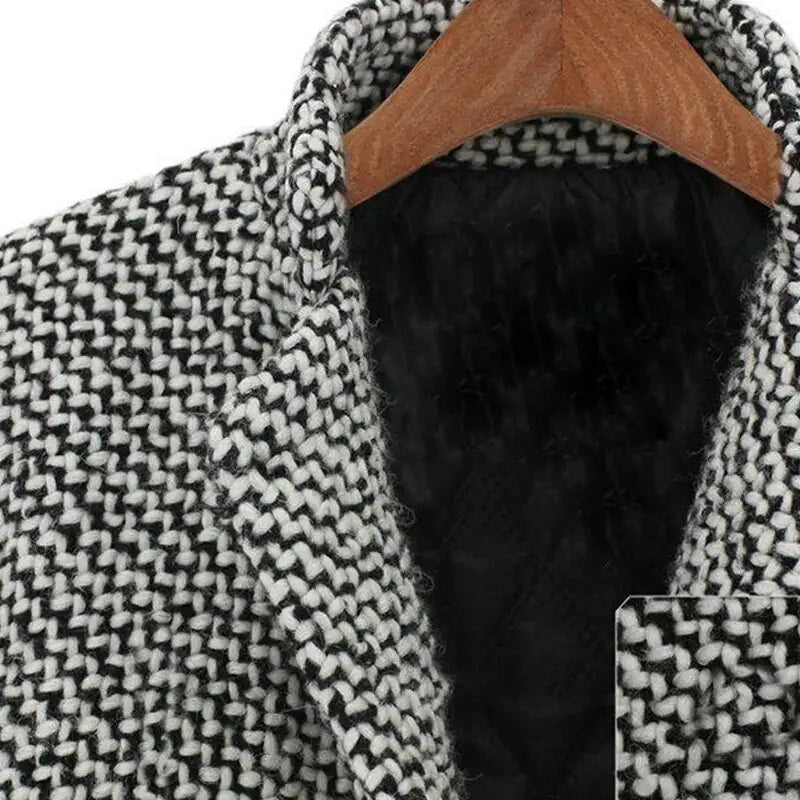 Damen Wollmantel im eleganten Business-Stil – Herbst/Winter Übergangsmantel für Büro & Alltag