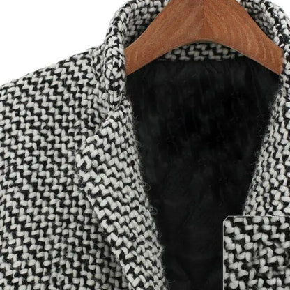 Damen Wollmantel im eleganten Business-Stil – Herbst/Winter Übergangsmantel für Büro & Alltag