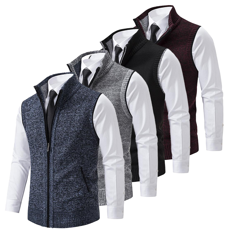 Herren Weste Elegant Business Freizeitweste für Büro und Alltag