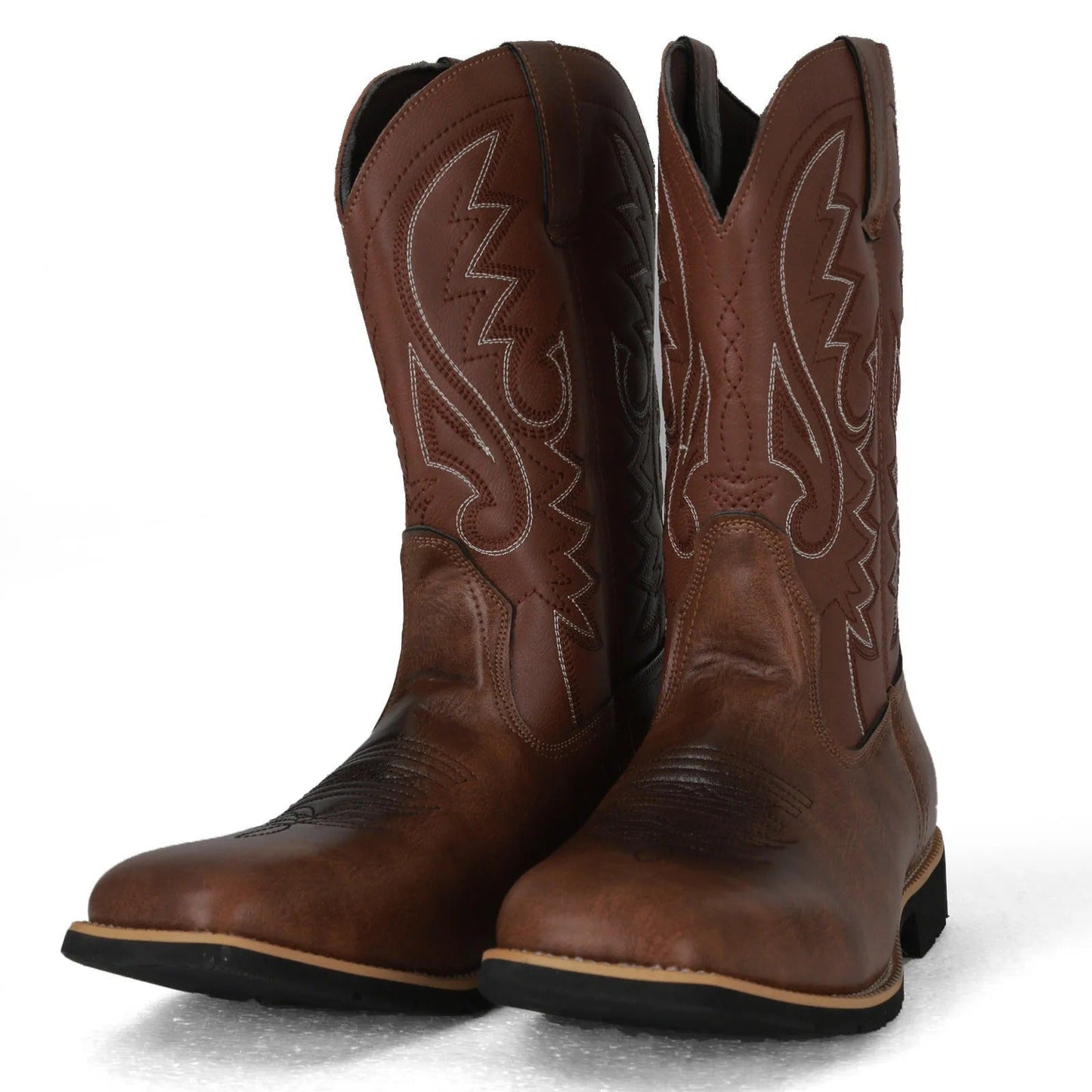 Herren Westernstiefel mit Klassischem Muster und Authentischem Look
