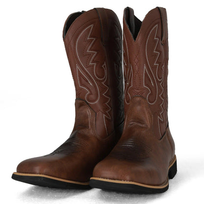 Herren Westernstiefel mit Klassischem Muster und Authentischem Look