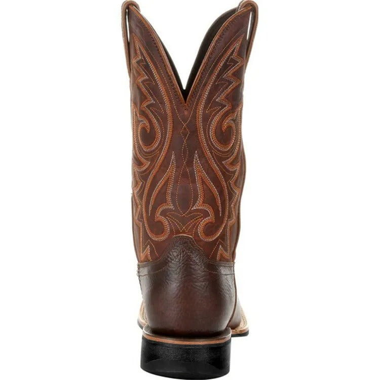 Herren Westernstiefel mit Klassischem Muster und Authentischem Look