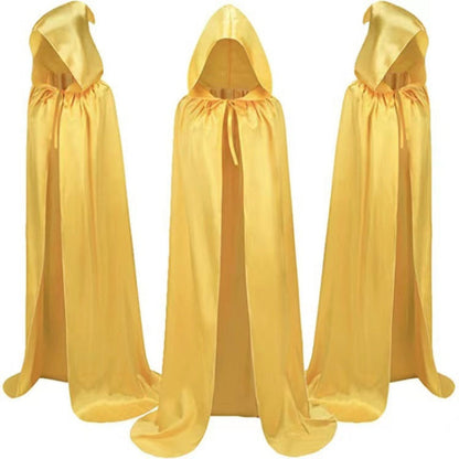 Halloween Umhang für Erwachsene – Reversibler Vampir & Hexen Mantel – Perfekt für Kostüm, Party & Gruselspaß