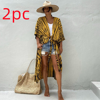 Nicole – Polyester Damen Strandkleid mit UV-Schutz