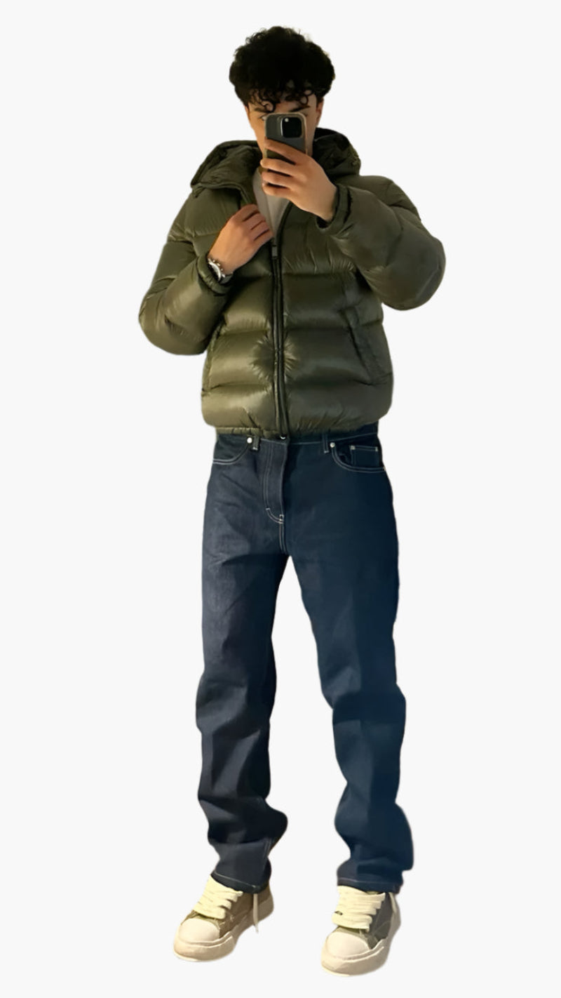 Herren Steppjacke im modernen Streetwear-Look – Ideal für Freizeit und Alltag