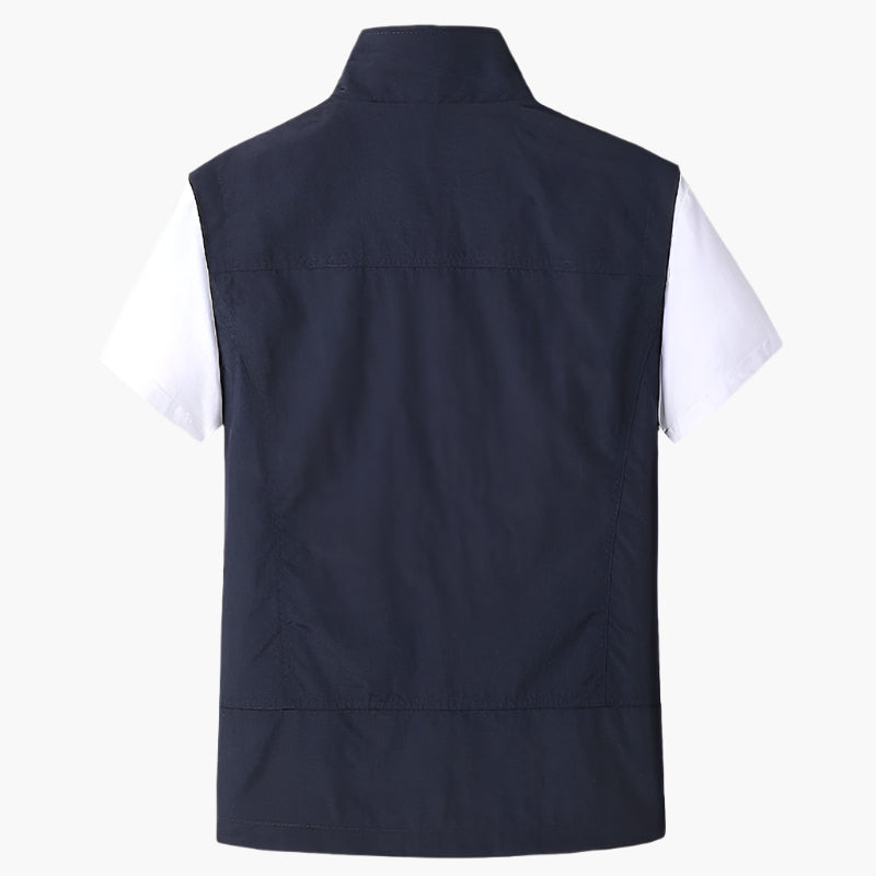 Herren Outdoor Weste Modern Freizeitweste für alle Jahreszeiten