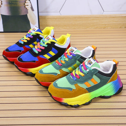 Janet – Damenplattform-Sportschuhe mit dicker Sohle