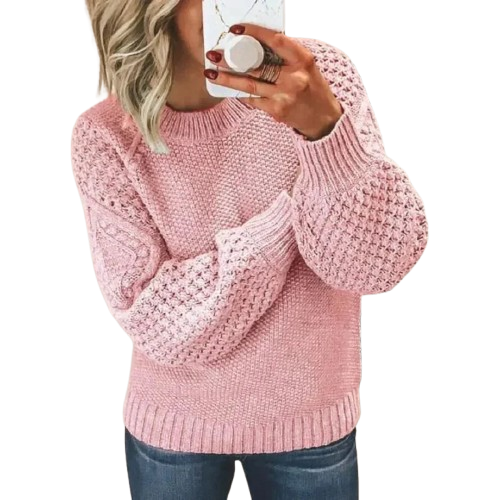Damen Strickpullover im modernen Casual-Look – Bequemer, eleganter Alltagsbegleiter