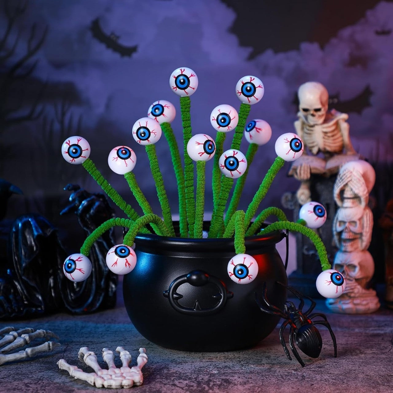 Halloween Deko – Lustige Augenpflanzen für gruselige Party-Atmosphäre