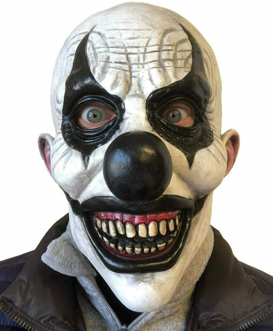 Halloween Clown Maske für Erwachsene – Gruselige Horror Verkleidung für Partys & Deko