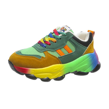 Janet – Damenplattform-Sportschuhe mit dicker Sohle