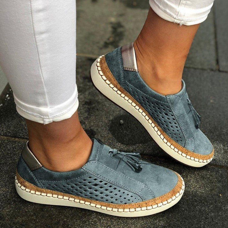 Leah – Große Damen-Leinenschuhe für Paare