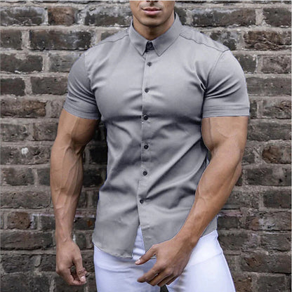 Sydney – Schlanke Herren Strickjacke mit Kurzarm