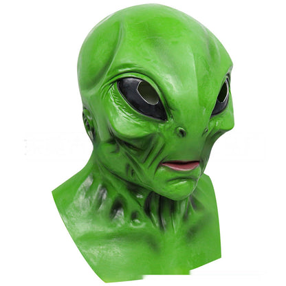 Halloween Alien Maske – Gruselige Außerirdischer Latexmaske für Erwachsene, Kostüm & Party