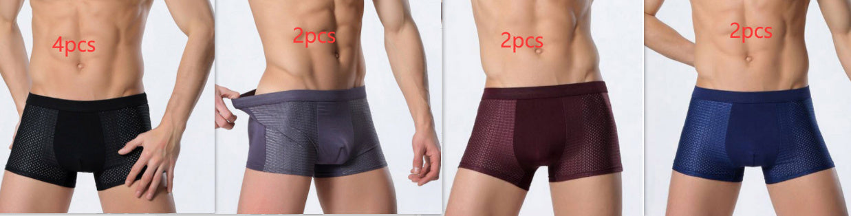 Derek – Herren Mesh-Boxershorts aus Eisseide