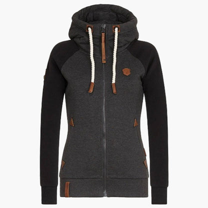 Damen Hoodie mit Kapuze – Stilvolle Freizeit Sweatjacke für Alltag und Sport