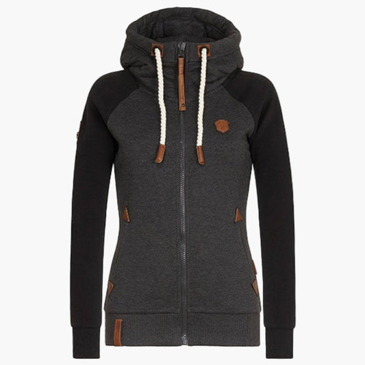 Damen Hoodie mit Kapuze – Stilvolle Freizeit Sweatjacke für Alltag und Sport
