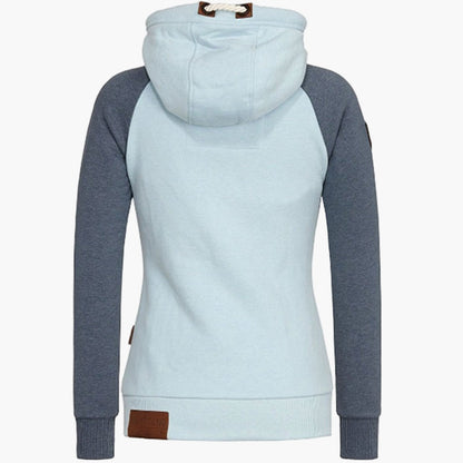 Damen Hoodie mit Kapuze – Stilvolle Freizeit Sweatjacke für Alltag und Sport