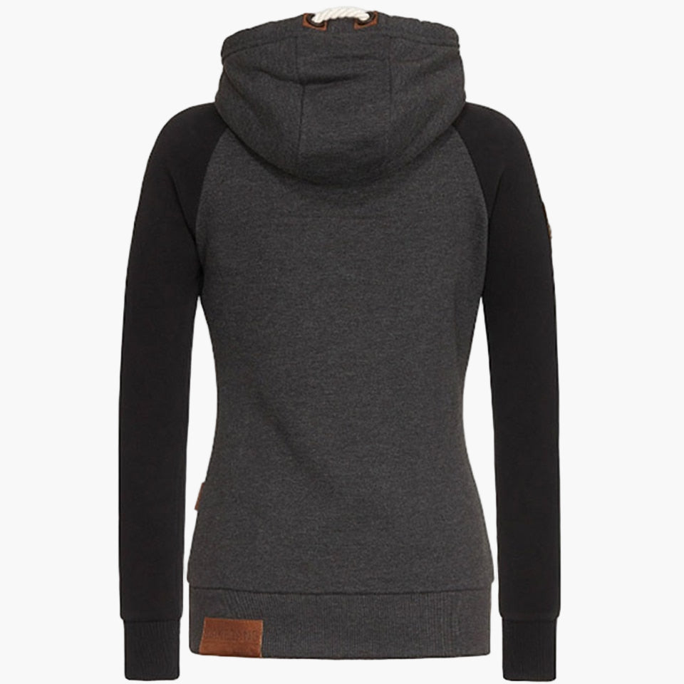 Damen Hoodie mit Kapuze – Stilvolle Freizeit Sweatjacke für Alltag und Sport