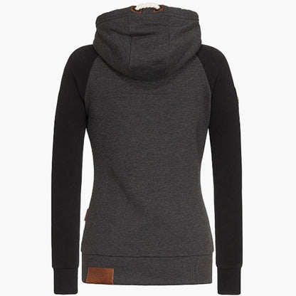 Damen Hoodie mit Kapuze – Stilvolle Freizeit Sweatjacke für Alltag und Sport