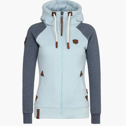 Damen Hoodie mit Kapuze – Stilvolle Freizeit Sweatjacke für Alltag und Sport