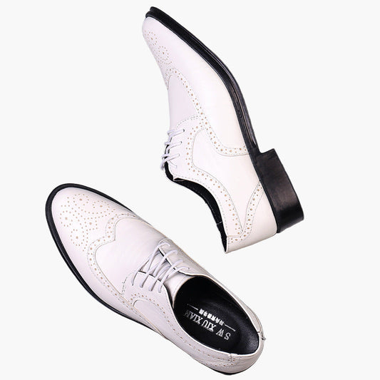 Herren Oxford Business Schuhe – Klassischer Brogue Stil für elegante Anlässe