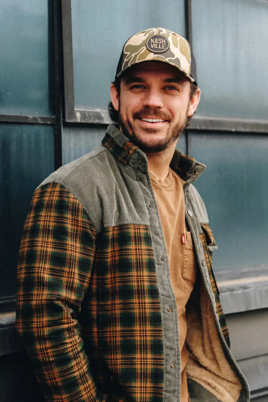 Herren Outdoor Flanelljacke im Holzfäller-Stil mit Fleece-Futter – Freizeit & Abenteuer
