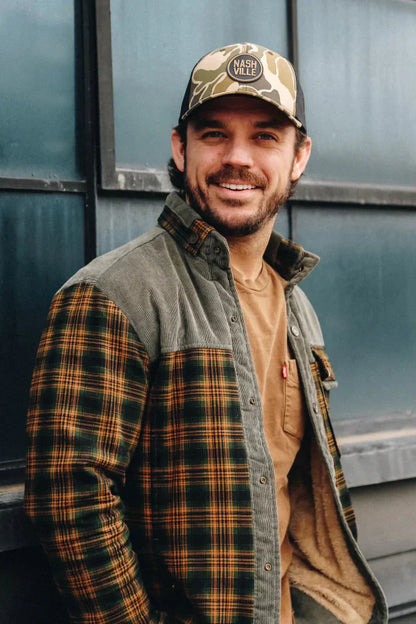 Herren Outdoor Flanelljacke im Holzfäller-Stil mit Fleece-Futter – Freizeit & Abenteuer