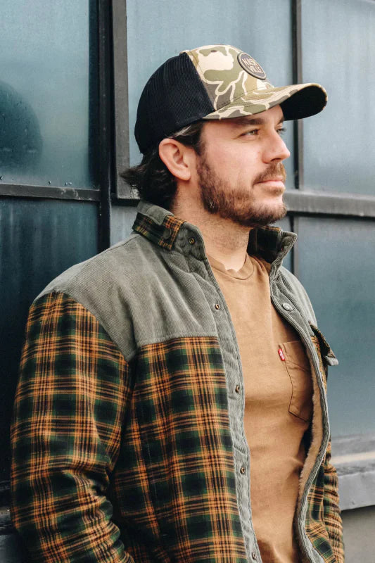Herren Outdoor Flanelljacke im Holzfäller-Stil mit Fleece-Futter – Freizeit & Abenteuer