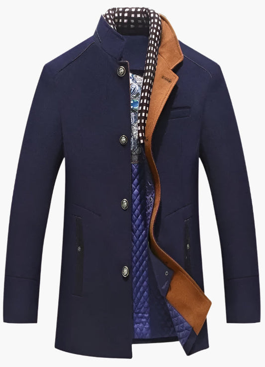 Herren Slim Fit Mantel im Knightsman-Stil – Eleganter Gehrock für besondere Anlässe