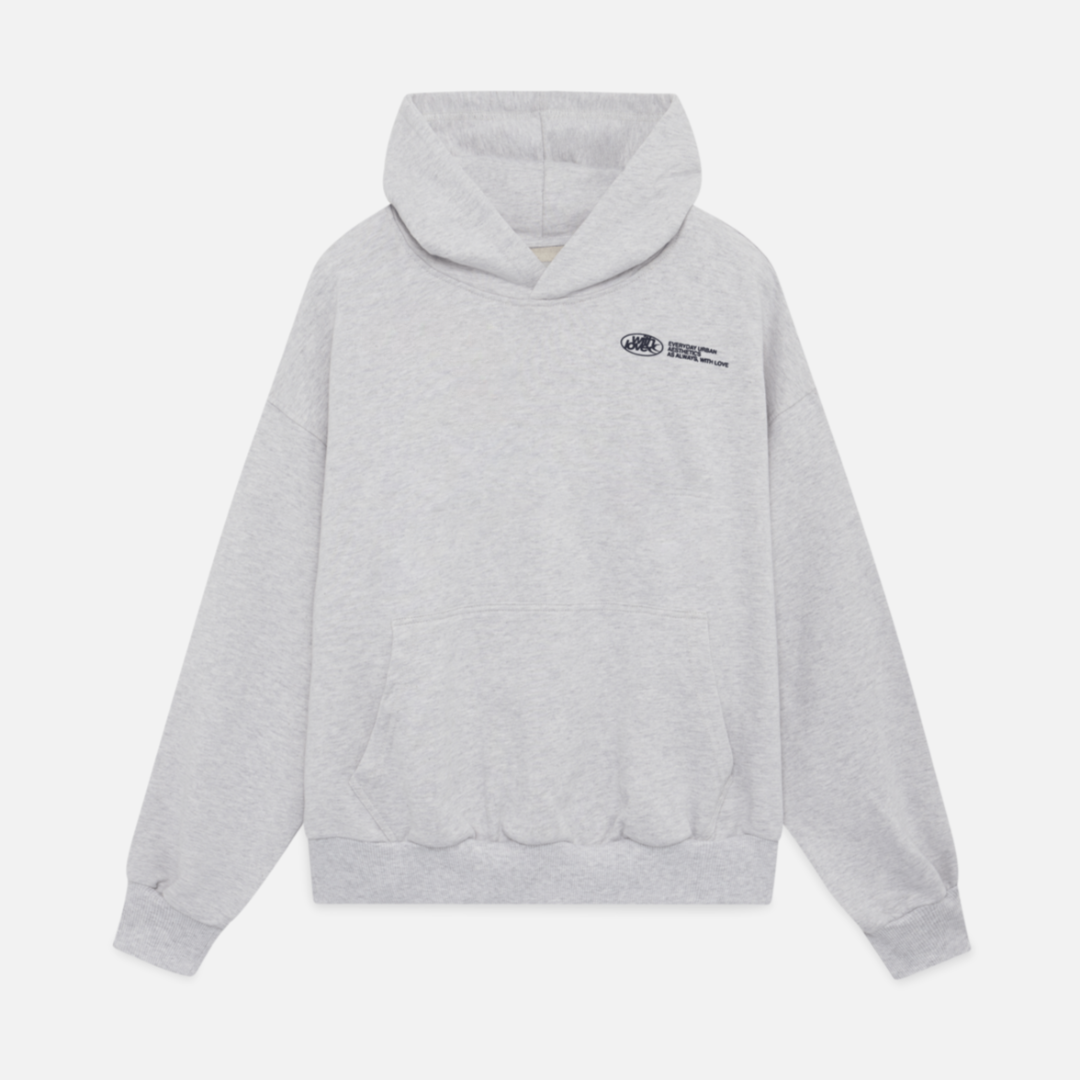 Damen Hoodie im Oversize-Look mit Modernem Print