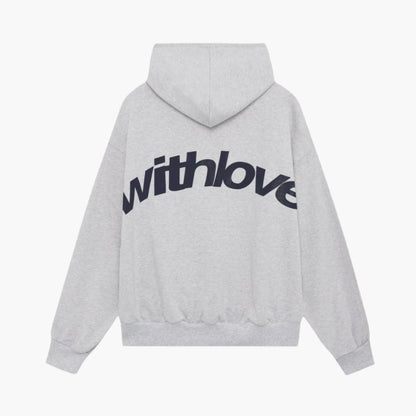 Damen Hoodie im Oversize-Look mit Modernem Print